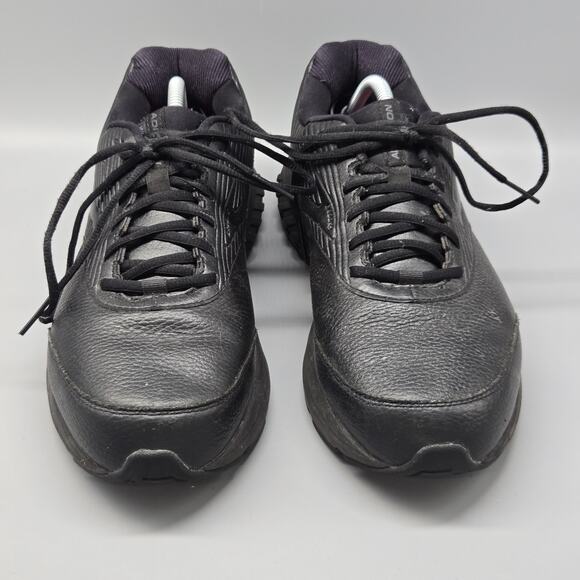 Brooks Addiction Walker 2 Mens Shoes Leather Size 10.5 4E Black 1103184E072 - Picture 3 of 11